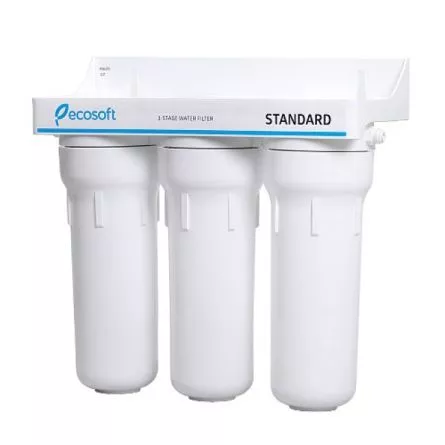 Filtru apa cu sistem de microfiltrare Ecosoft 3 stadii cu dedurizare