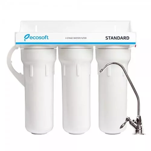 Filtru apa cu sistem de microfiltrare Ecosoft 3 stadii cu dedurizare